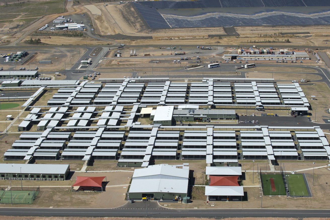 Queensland wants to use mining camps – such as this one near Chinchilla in the Surat Basin – to replace hotel quarantine.