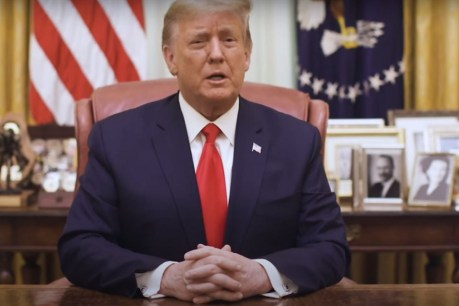 Impeachment ignored in Trump’s latest video