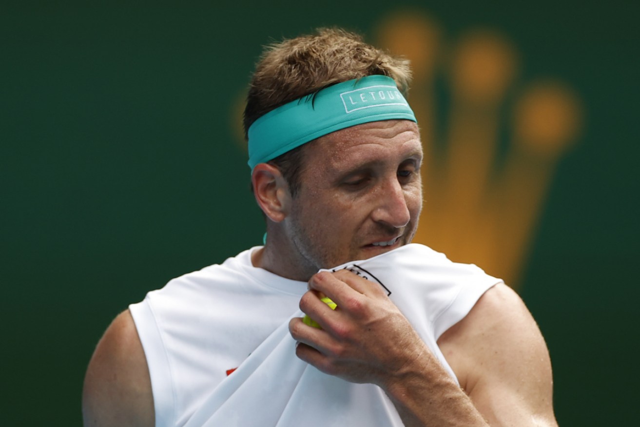 Tennys Sandgren said he was allowed to board a plane bound for the Australian Open, despite a positive COVID test.