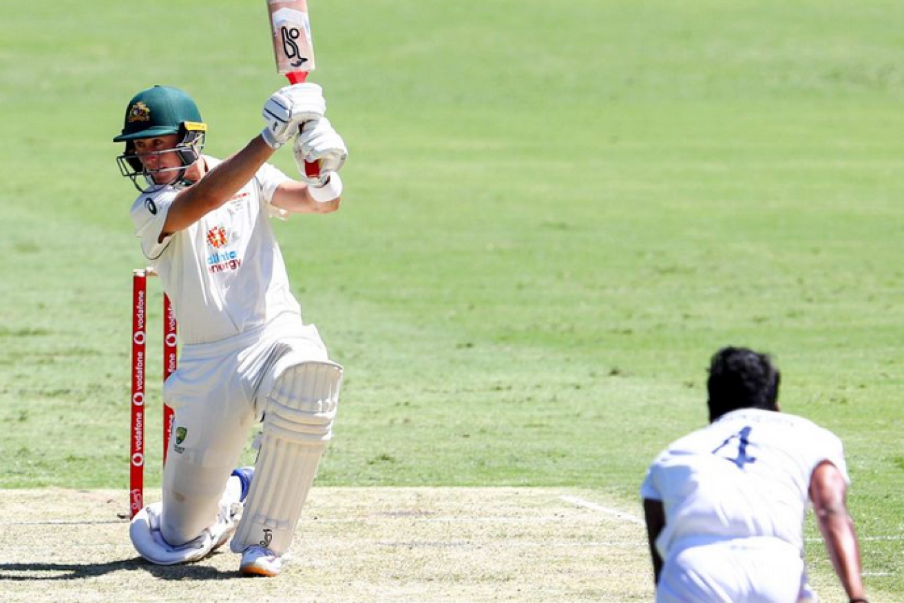 Marnus Labuschagne made his ton and more - with the help of some butter-fingered Indian fielding.