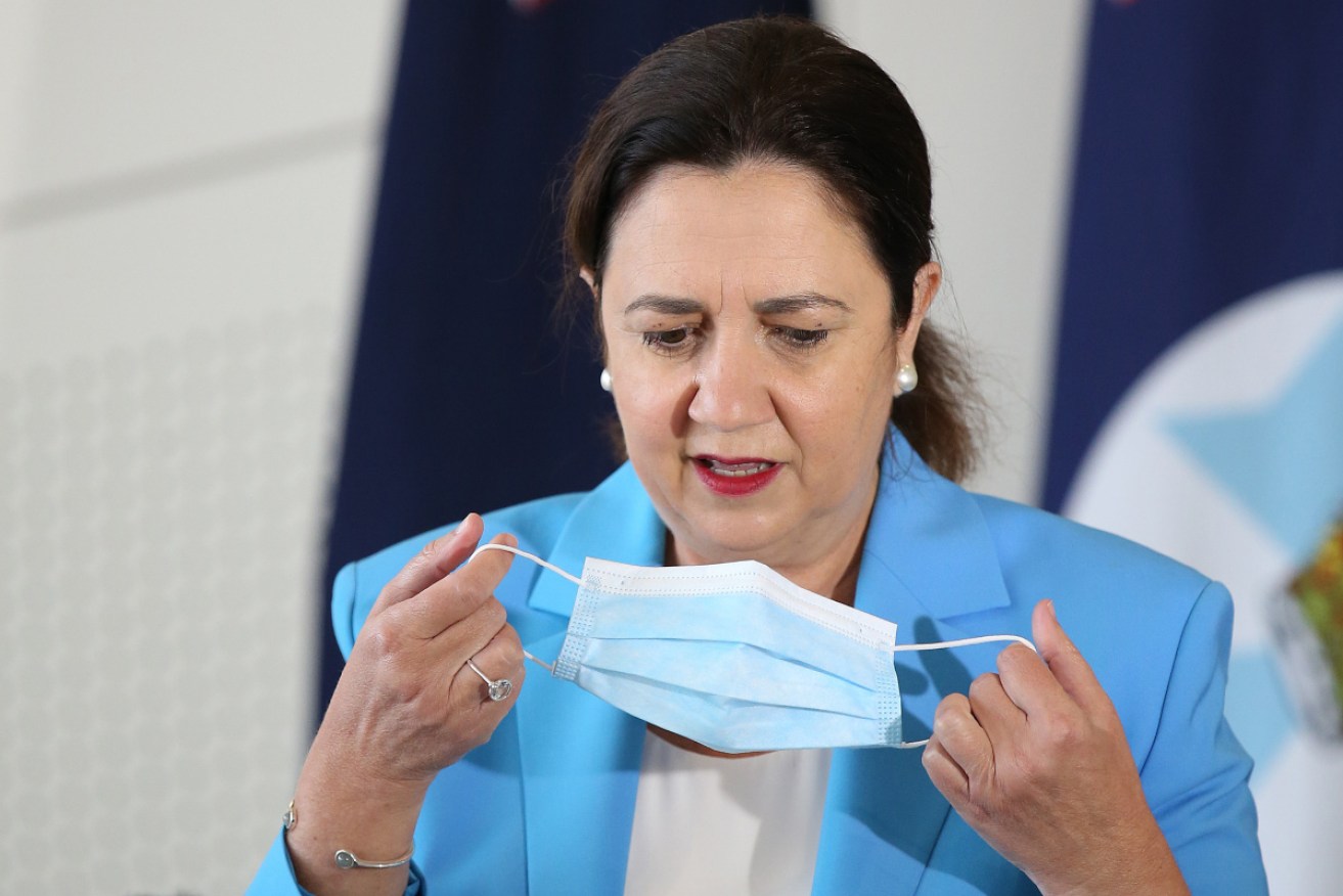 Premier Annastacia Palaszczuk reported only one new COVID case in Queensland on Monday, in hotel quarantine.