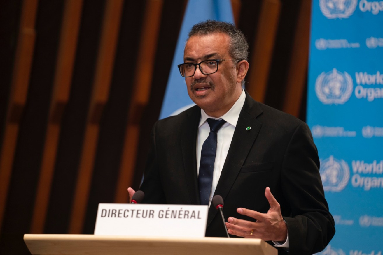 WHO chief Dr Tedros Adhanom Ghebreyesus urges nations to share the COVID-19 vaccines. 