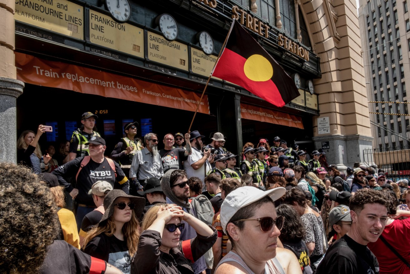 Invasion Day protests drew big crowds last year.