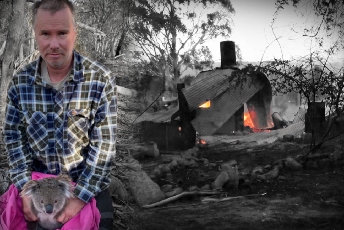 Three US firefighters died while defending James Fitzgerald's home in the Black Summer bushfires.