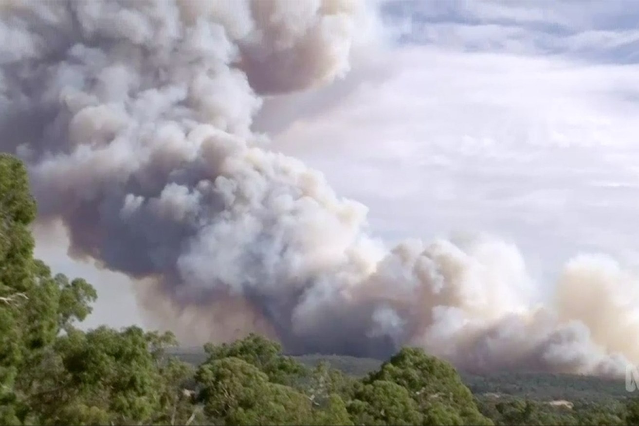 Emergency warning issued for Adelaide Hills bushfire as mercury hits 42C