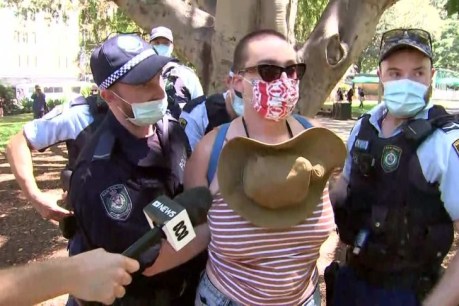 Five arrested in Sydney after peaceful protest