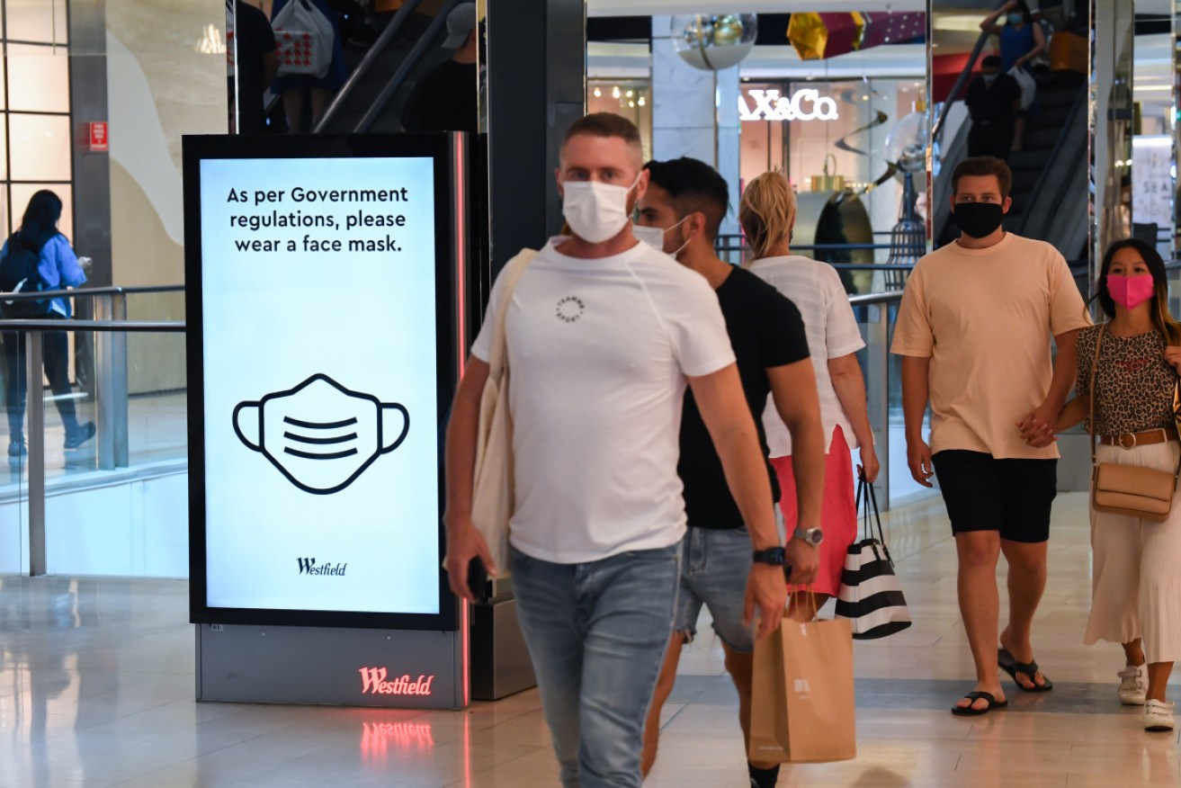 Shoppers will no longer need to wear masks in Sydney from Friday.