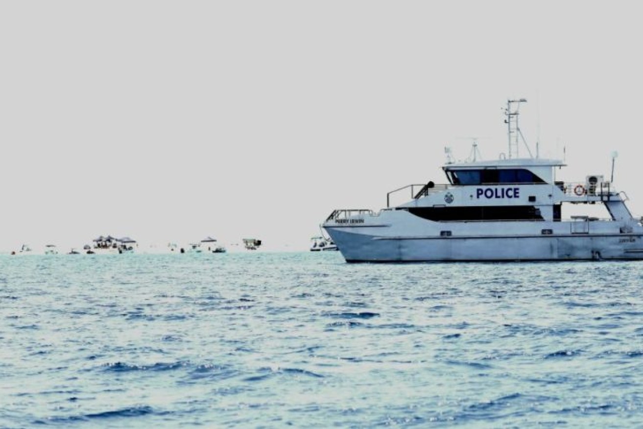 Police have scoured 1700 nautical miles by air and sea in search of the missing trio.