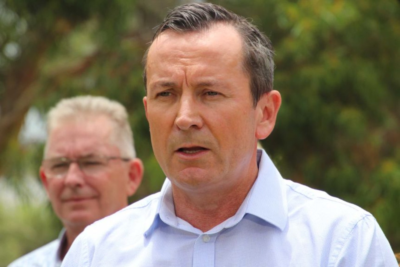 WA Premier Mark McGowan announced the outbreak at a Saturday afternoon press conference.