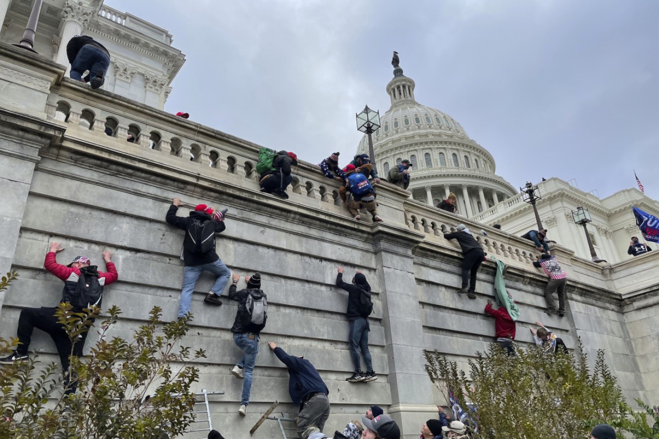 The charges relate to the rioting the occurred at the US Capitol building on January 6.
