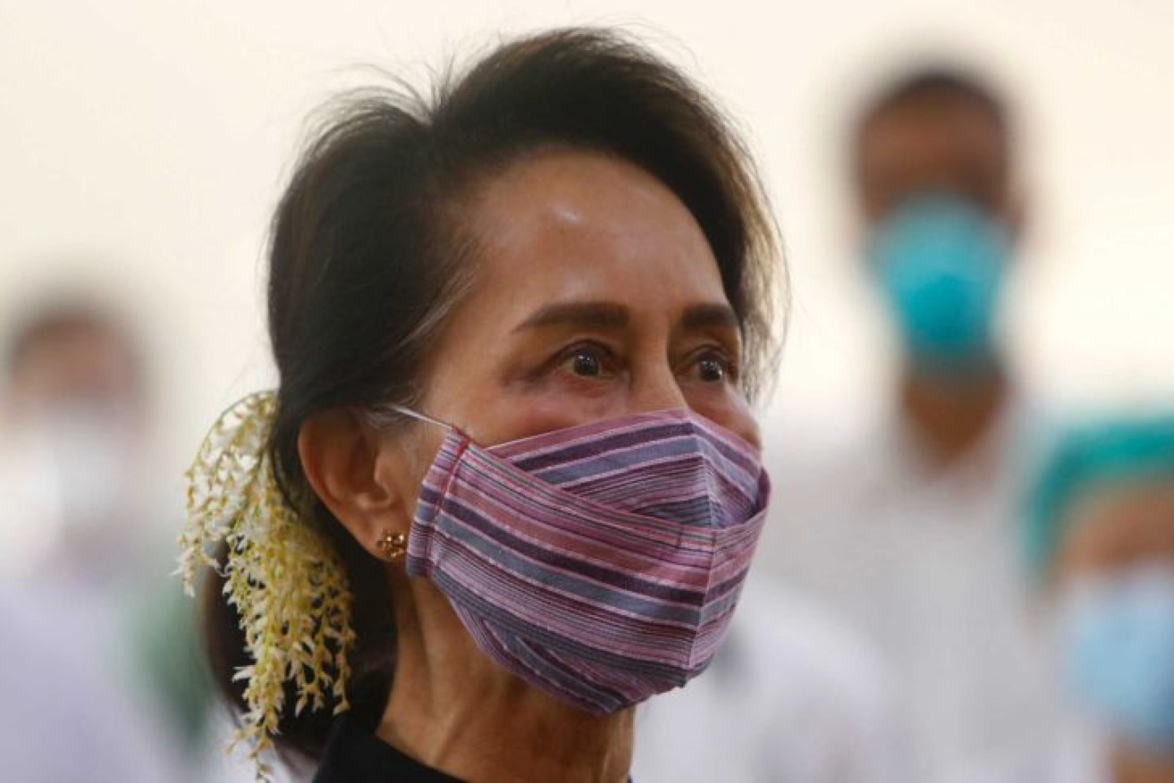 Aung San Suu Kyi was arrested by the military hours before a new session of Parliament was due to open.
