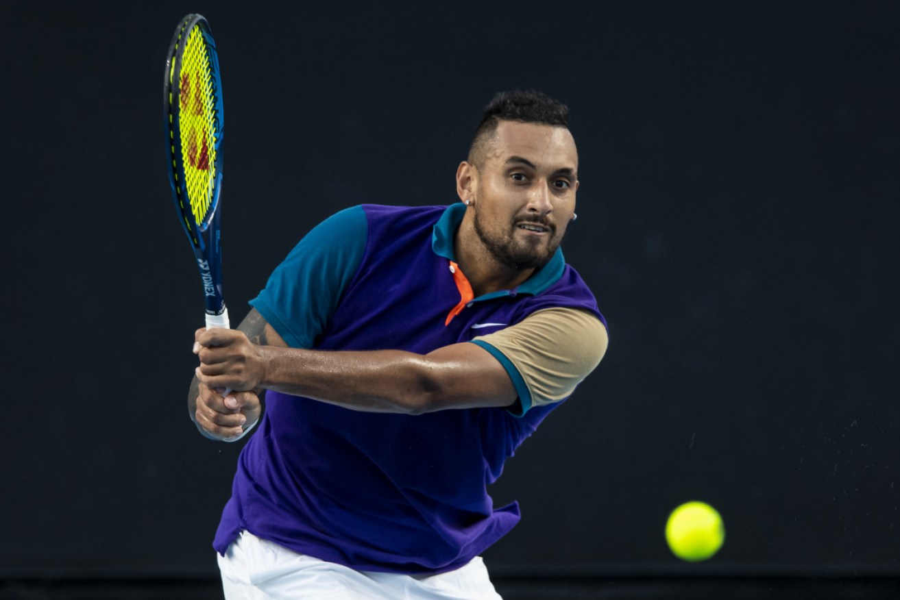 The Australian Open was plunged into coronavirus chaos this week, but world no.42 Nick Kyrgios is feeling postive.