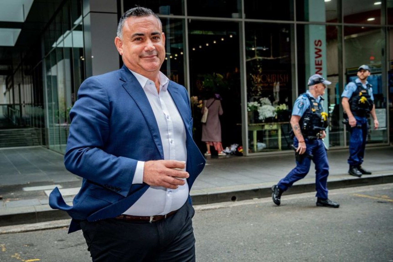 John Barilaro has refused to answer questions about his daughter's COVID fine.