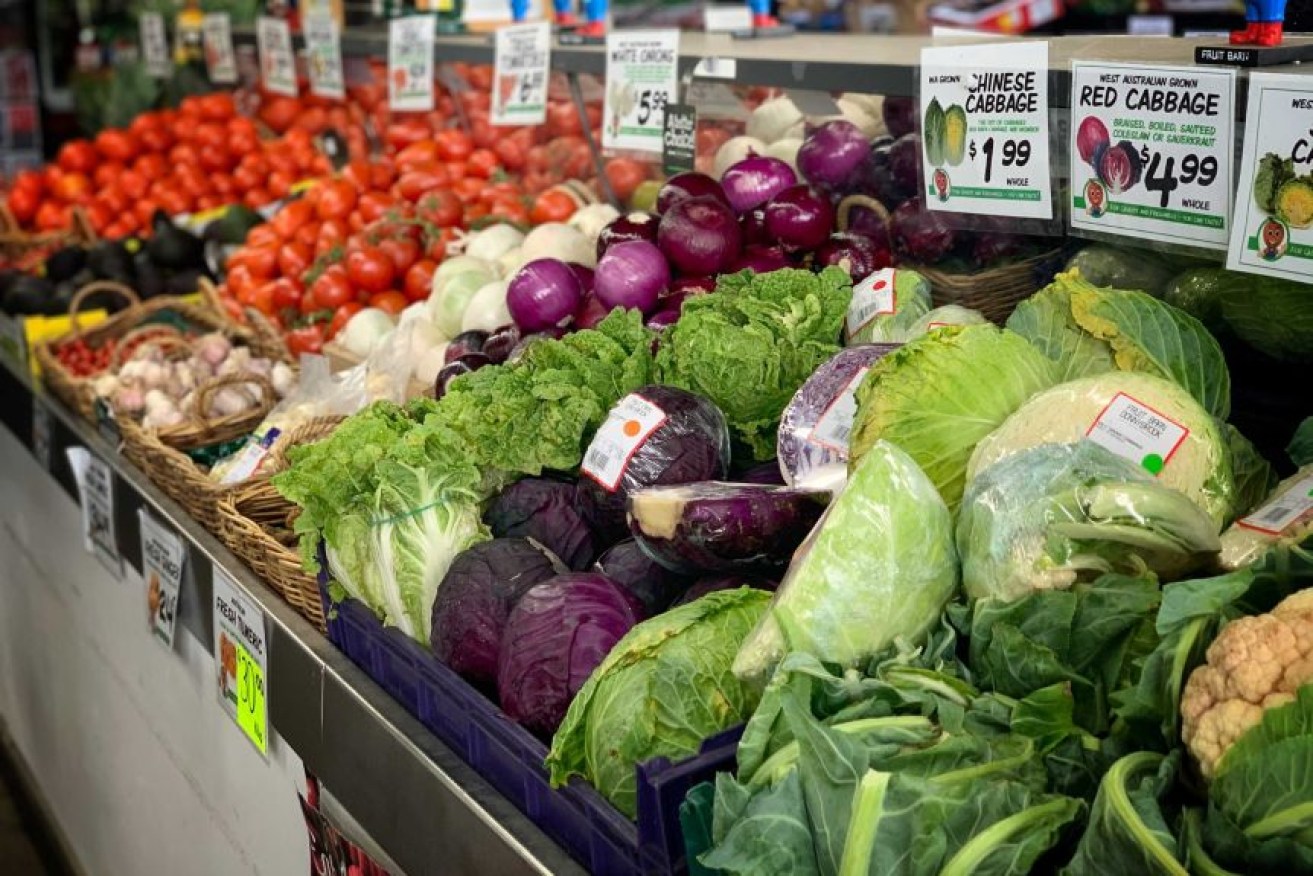 Vegetables have also dropped in price throughout the year. Photo: Getty