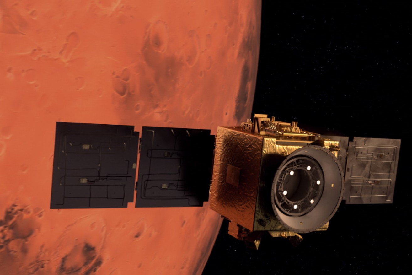 The United Arab Emirates' Hope spacecraft  is orbiting around Mars after a seven-month journey.
