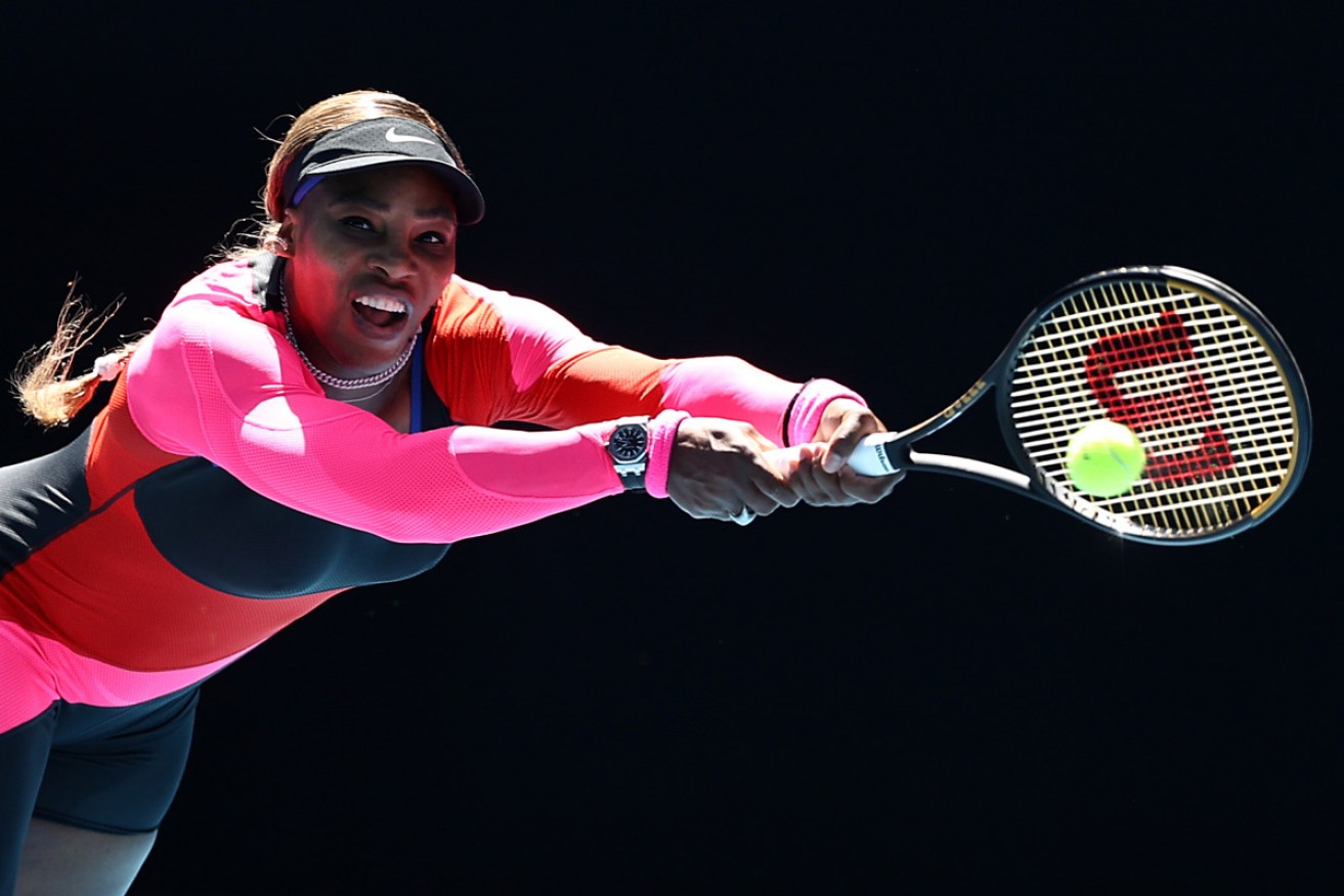 Serena Williams was made to work in the third round of the Australian Open.