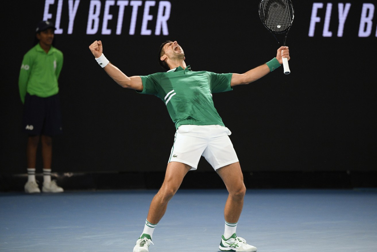 Novak Djokovic lives to fight another day. 