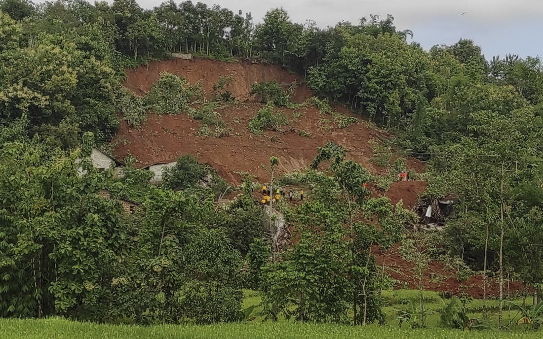At least 10 dead in Indonesian landslide triggered by torrential rain