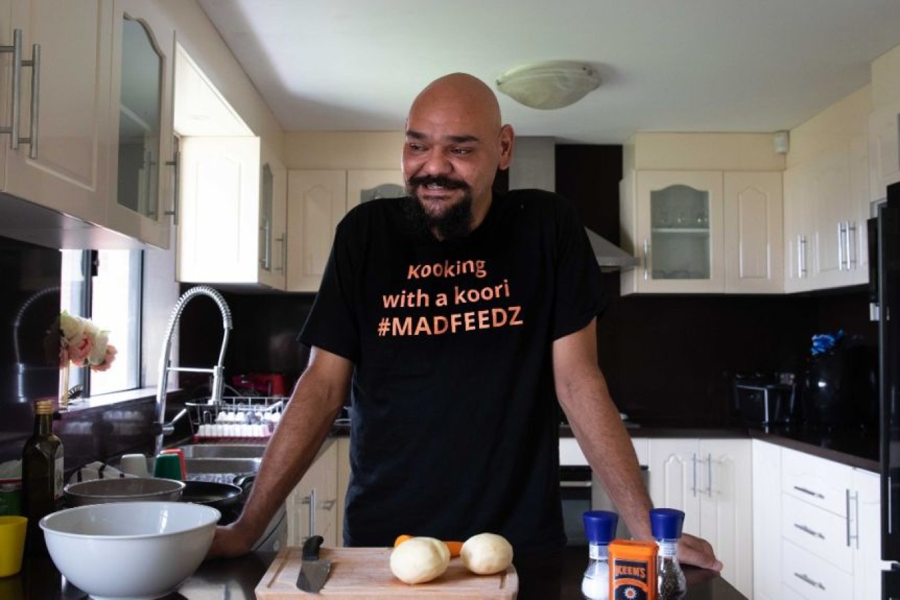 Kooking with a Koori's Nathan Lyons says he's hoping to inspire families to get back into the kitchen. 