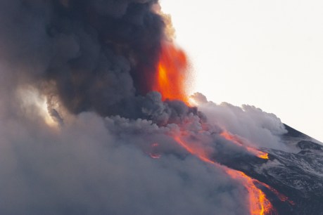 Mount Etna spews fire, ash in spectacular eruption