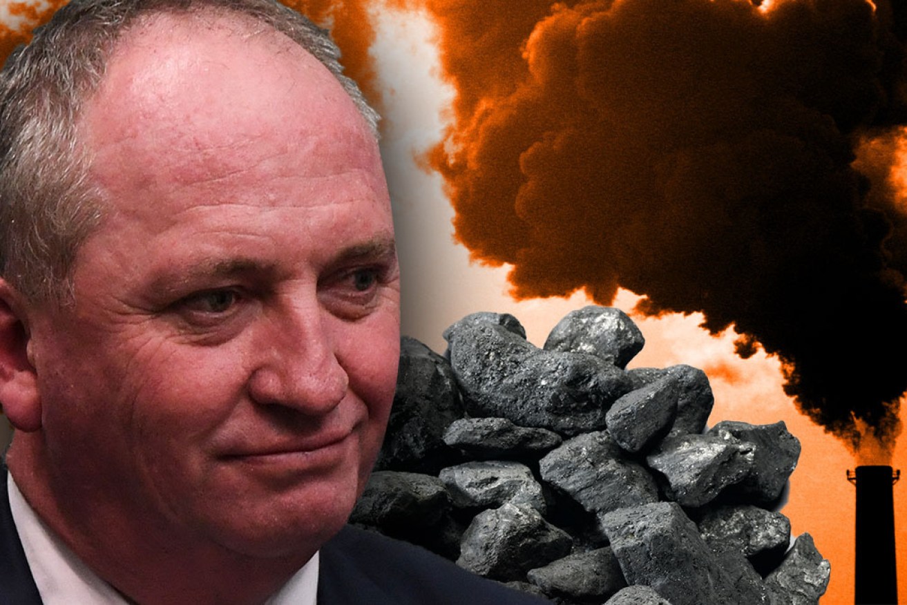 Barnaby Joyce wants tax-payers to invest in 'clean coal'.