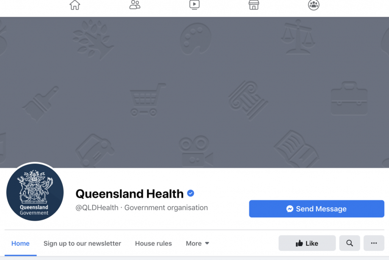 Facebook has blocked the pages of Queensland Health and SA Health amid a row over proposed media ownership laws.