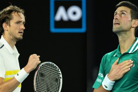 The challenger and the champion: Medvedev v Djokovic shape up for title bout