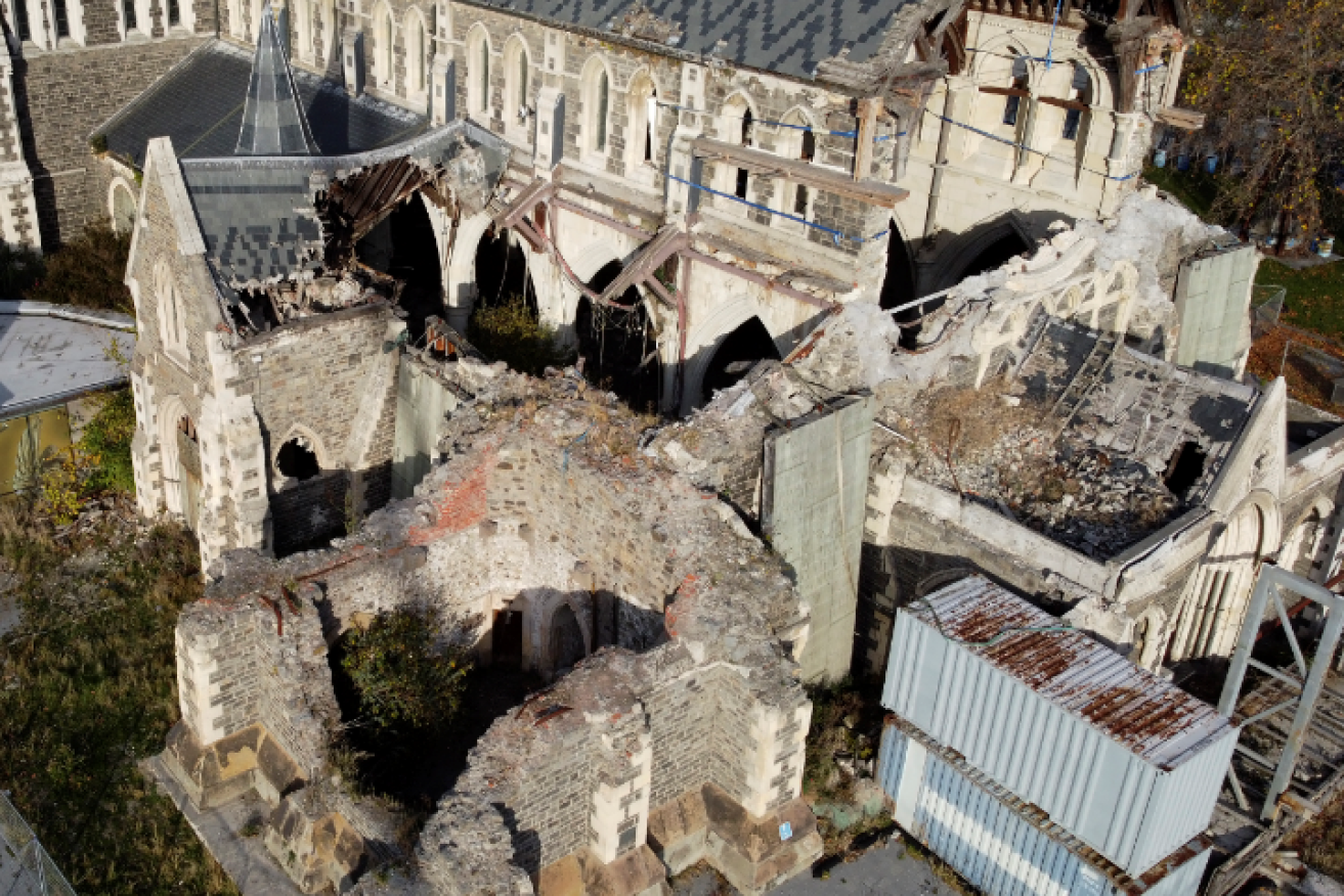 Christchurch's stately cathedral was reduced to rubble in a matter of seconds.