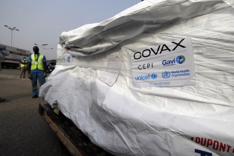 Ghana receives free COVID vaccines from COVAX