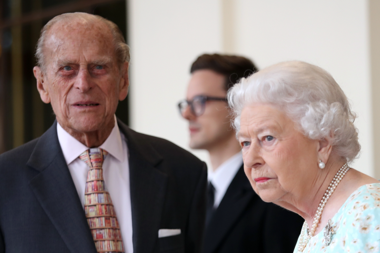 The Queen is reportedly distressed over her husband's hospitalisation. 