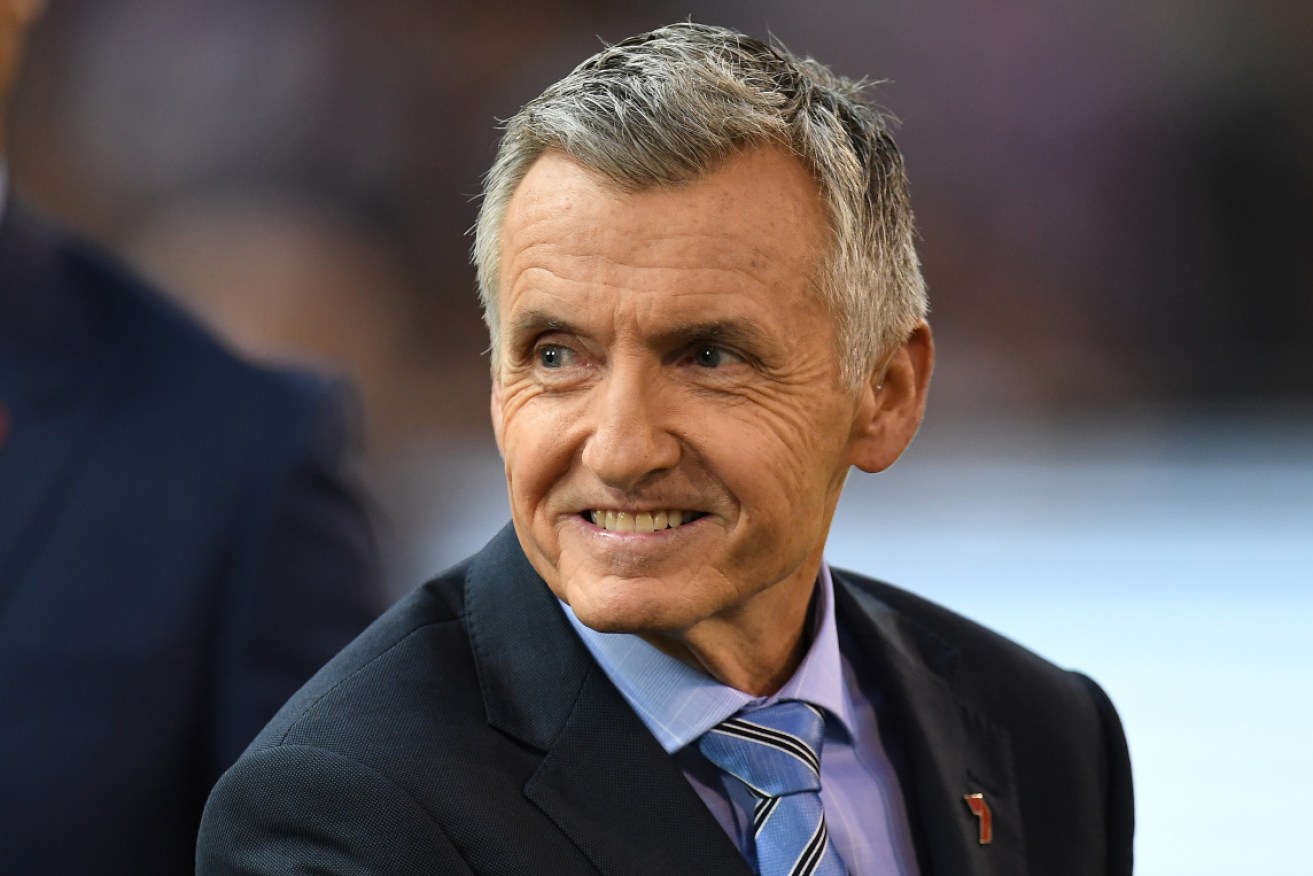 Bruce McAvaney, pictured in 2017, is focusing on the Olympics and horse racing.  