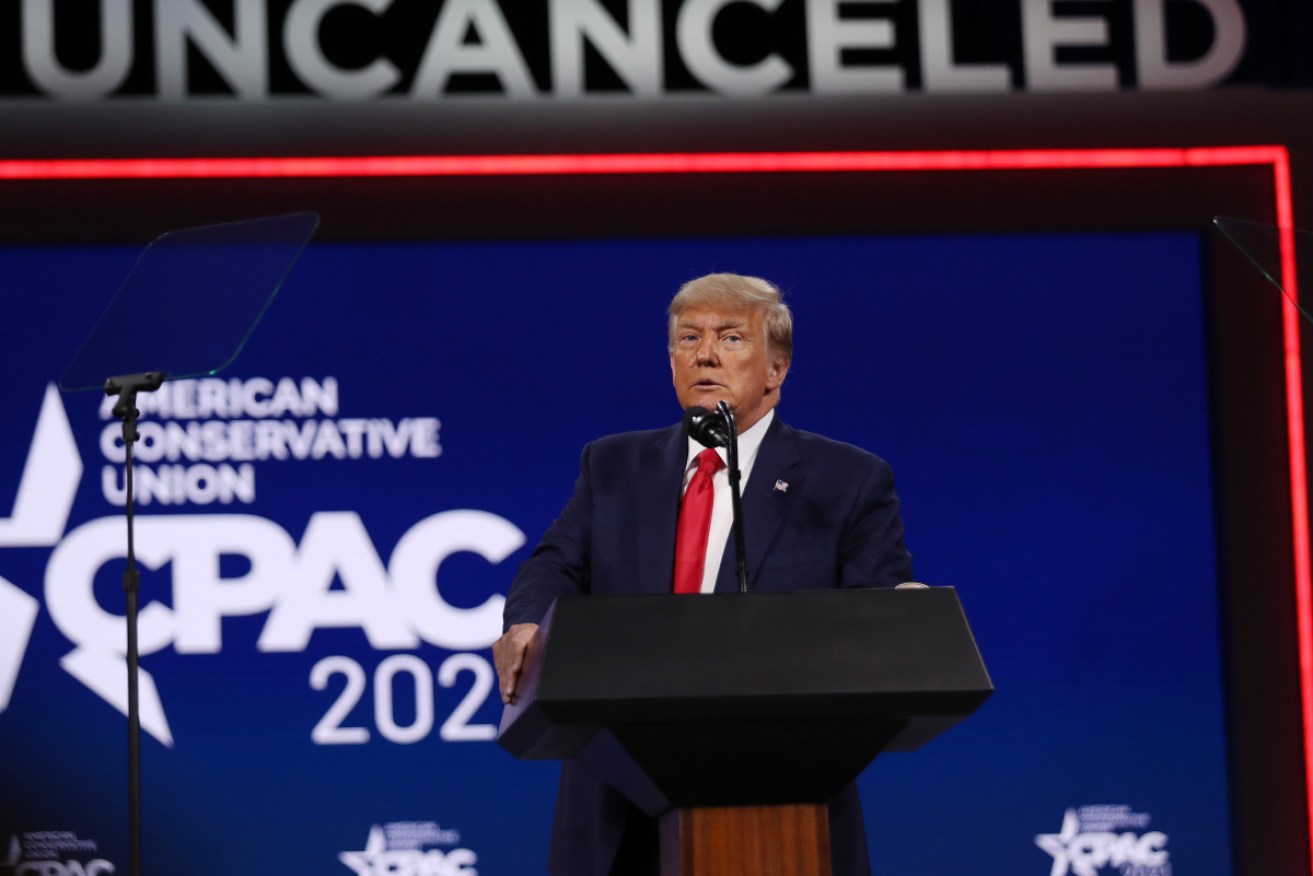 Donald Trump returns to the public glare at the CPAC conference.