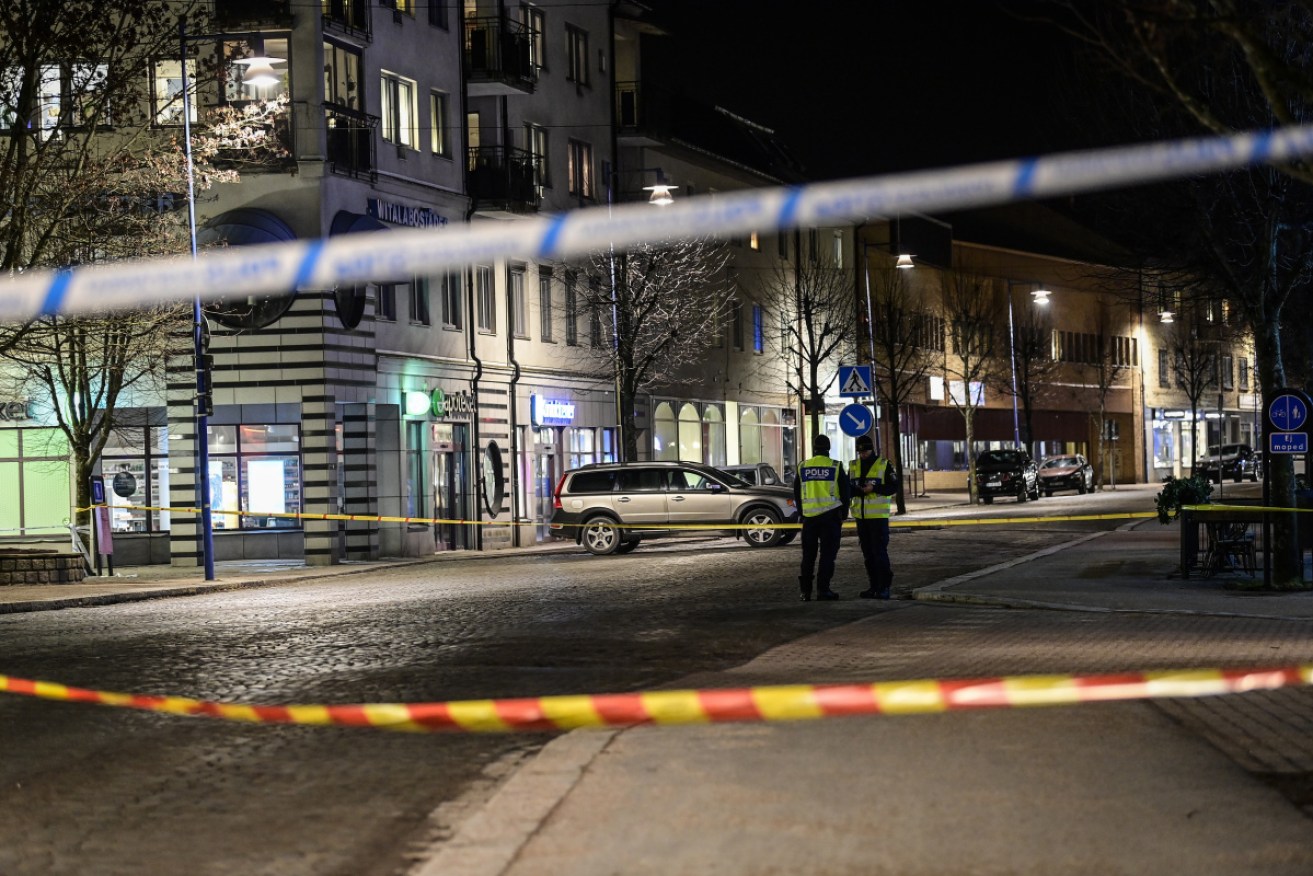 A man has been arrested after allegedly stabbing at least eight people in Vetlanda, a town 340km south of Stockholm.