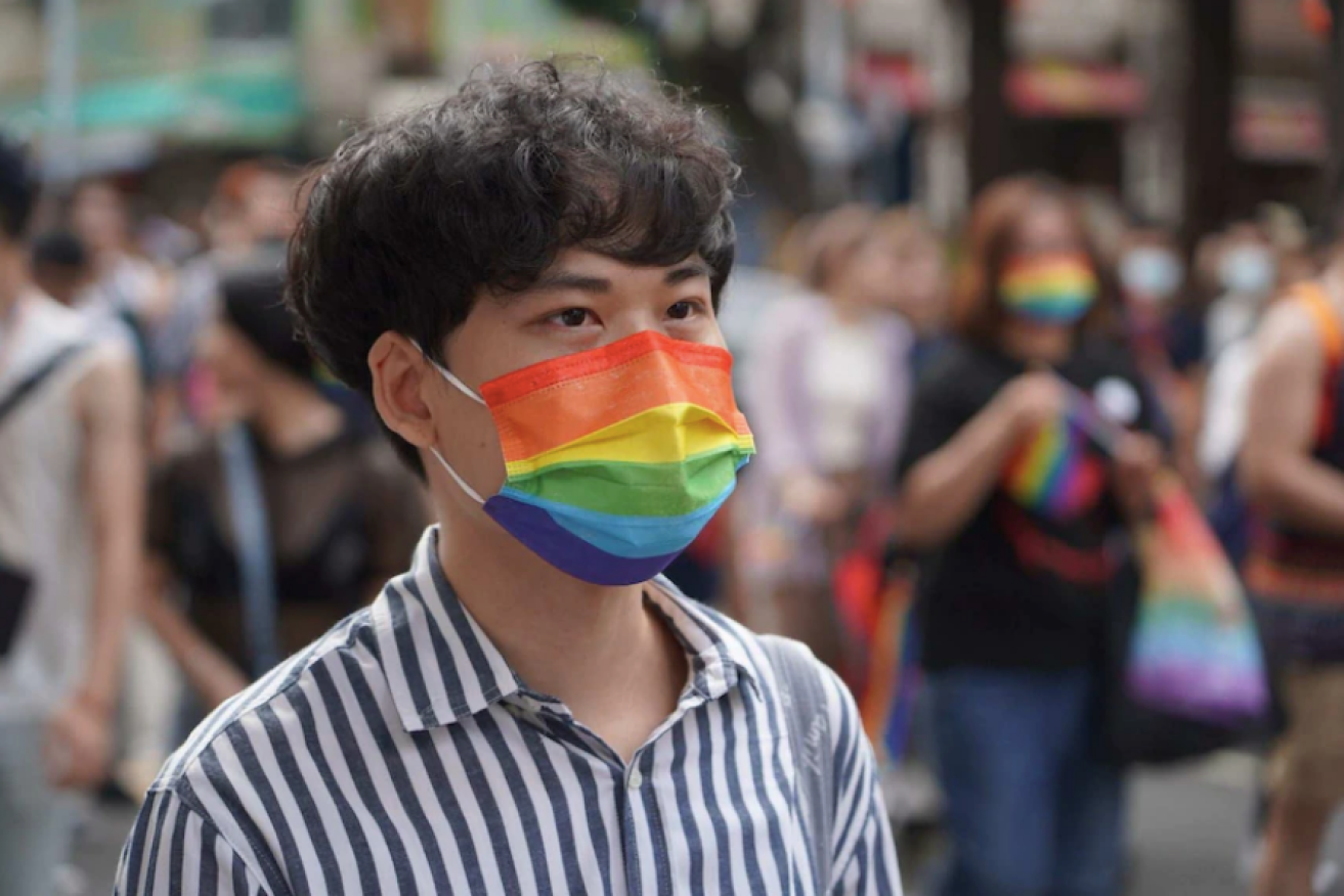 Face masks were everywhere at last year's Mardi Gras, but not at this year's upcoming celebration. <i>Photo: SG&LMG</i>