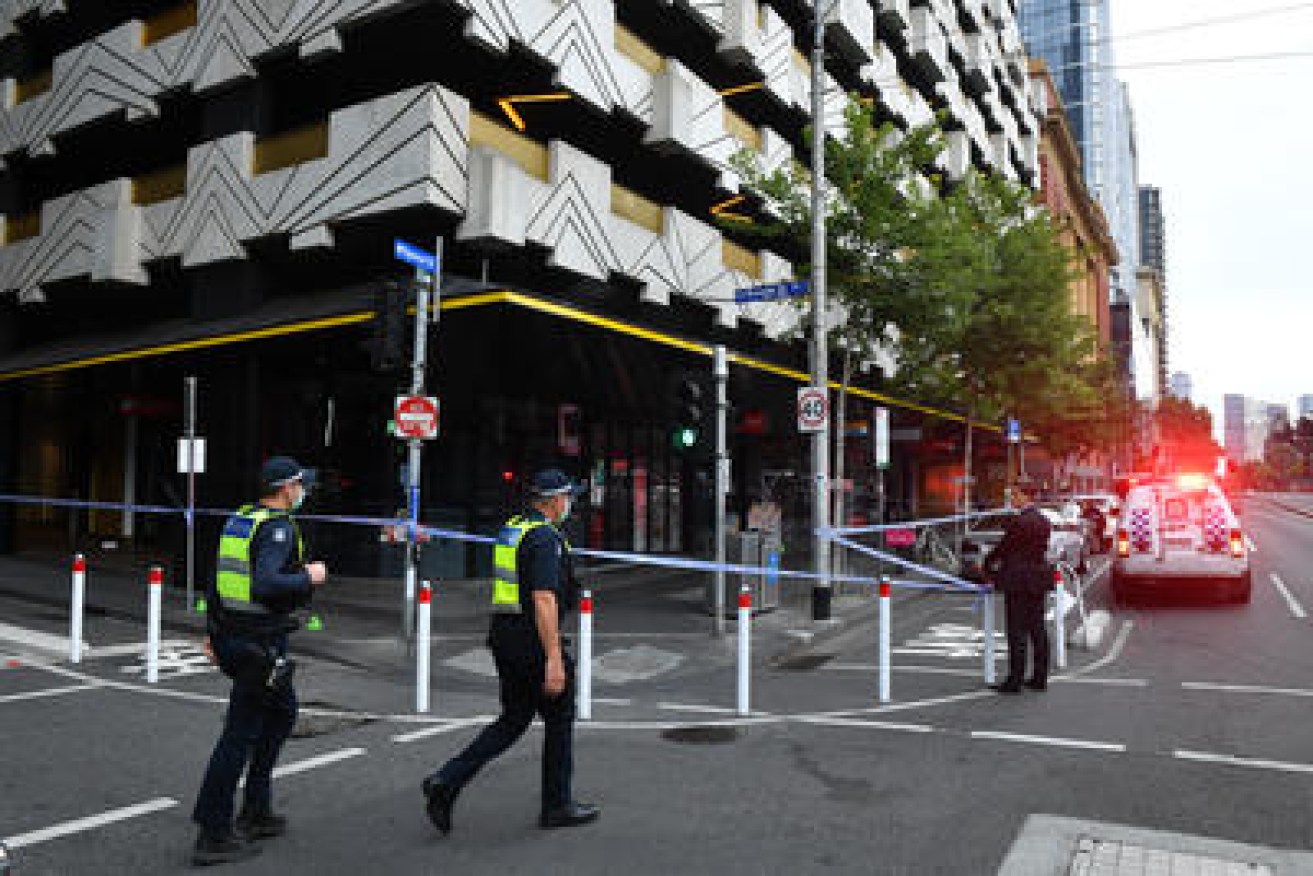 The man was reportedly stabbed at an out-of-control party at a short term rental in the CBD.