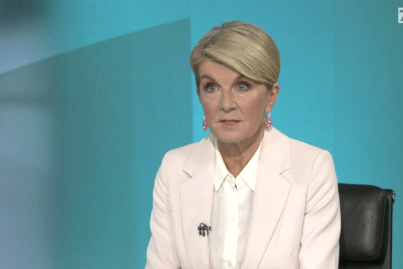 Julie Bishop told 7.30  on Monday night attitudes towards women and the handling of complaints must change. 