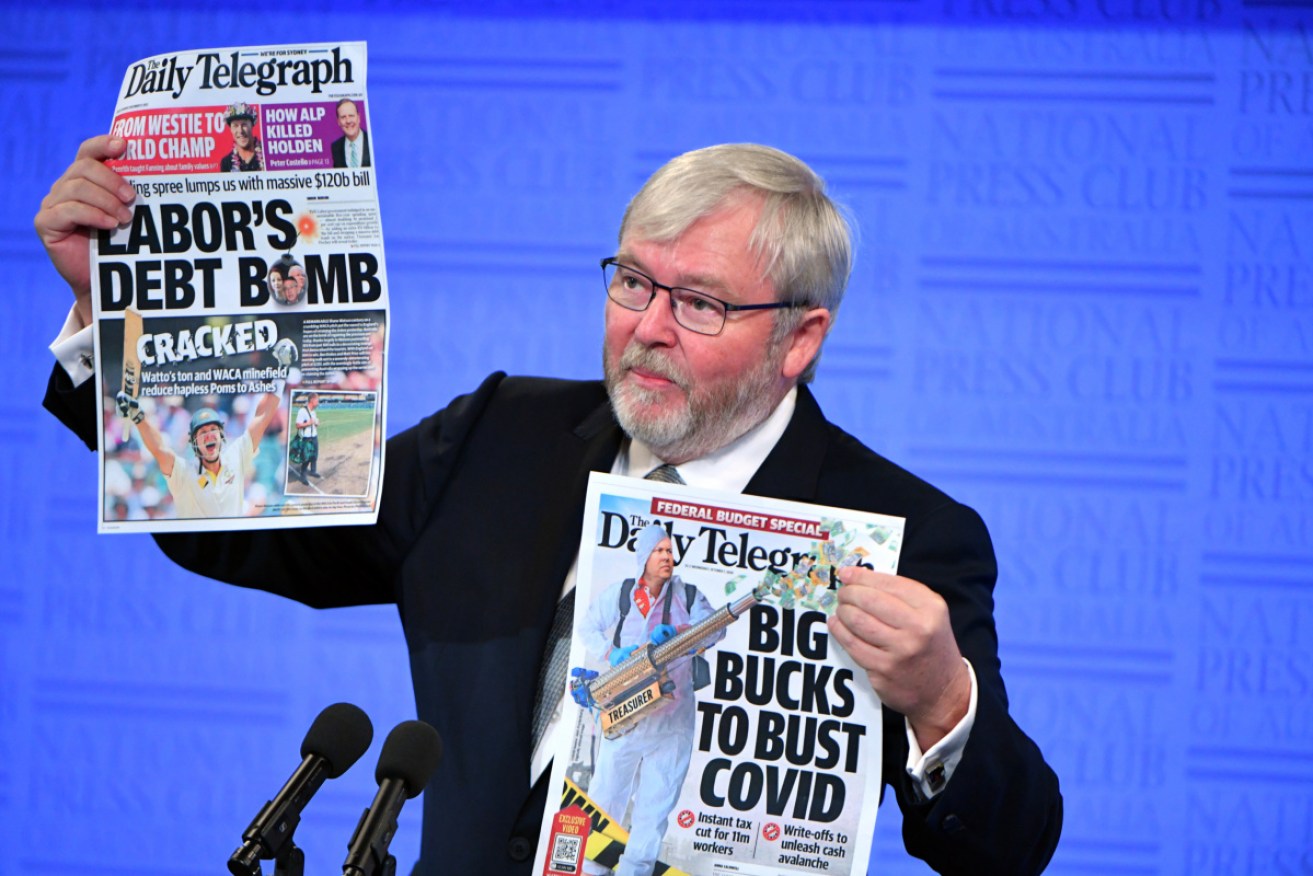 The Senate inquiry followed Mr Rudd's calls for a probe into supposed Murdoch media's bias.