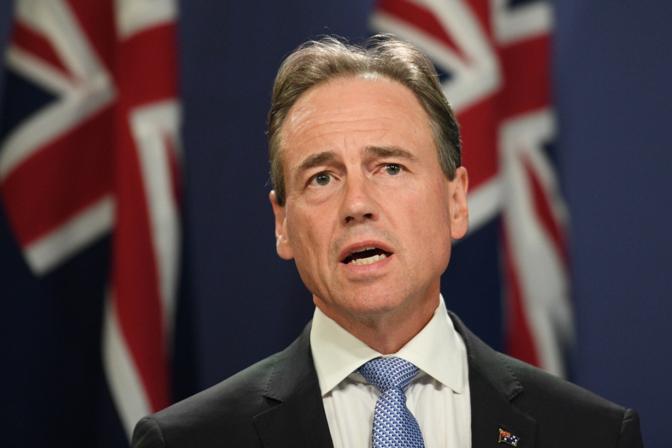 Health Minister Greg Hunt