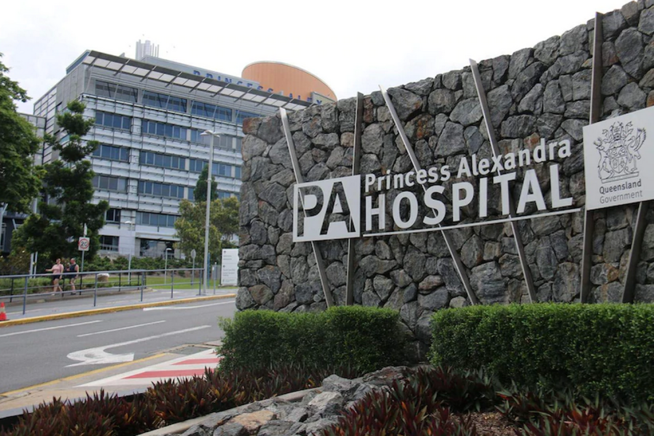 The lockdown was imposed after a doctor at the Princess Alexandra Hospital contracted the virus.