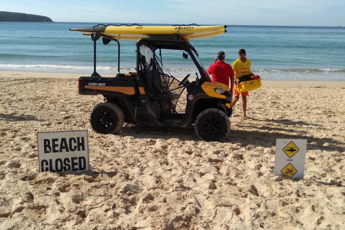 Main Beach at Merimbula is now closed for 24 hours.