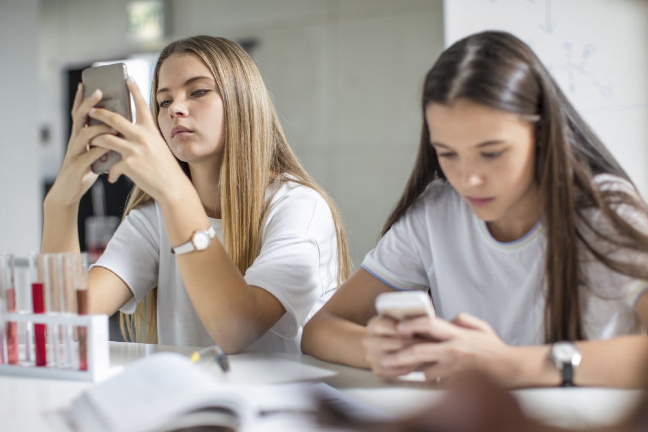 Researchers found 16-year-olds performed better on tests after schools banned phones. 