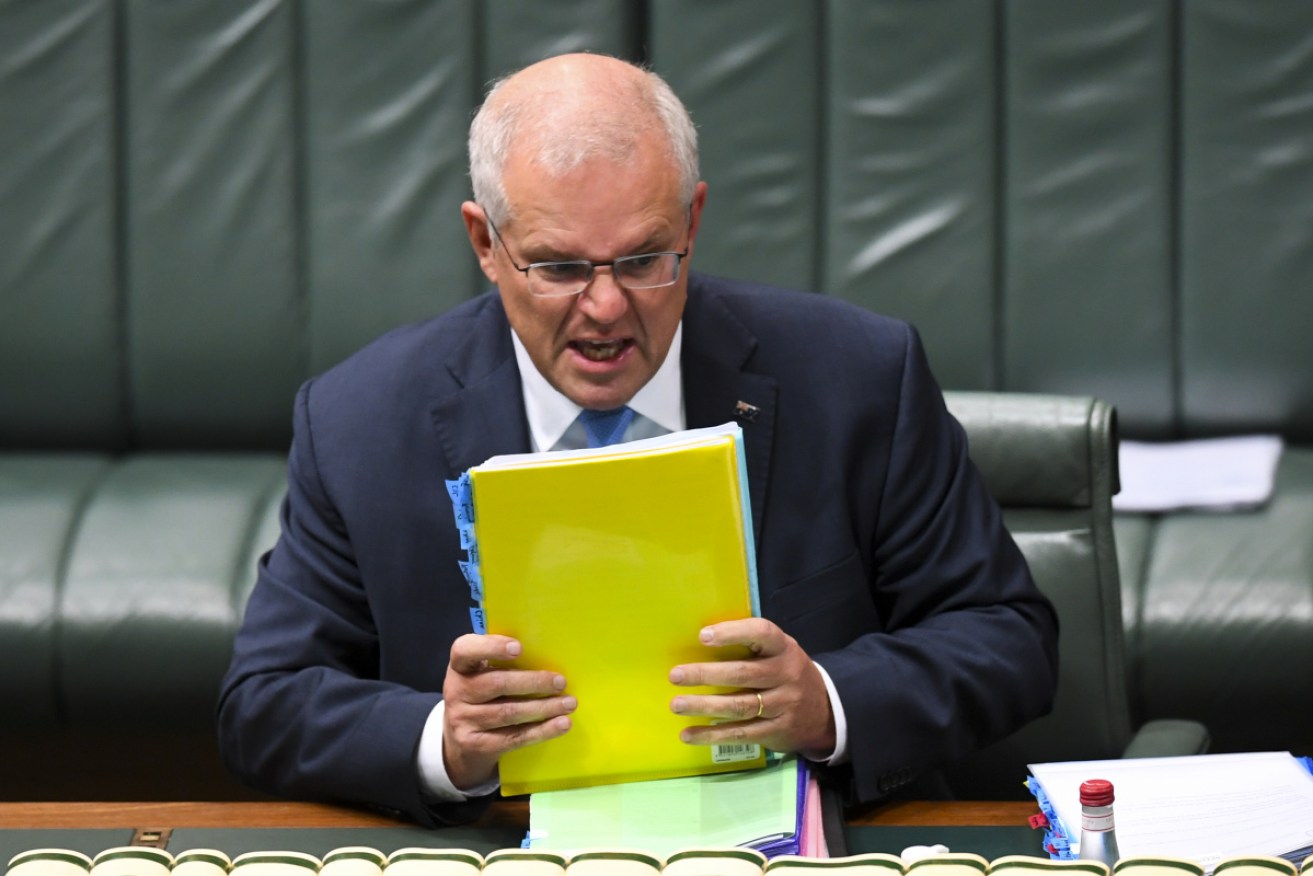 Mr Morrison during Question Time on Monday.