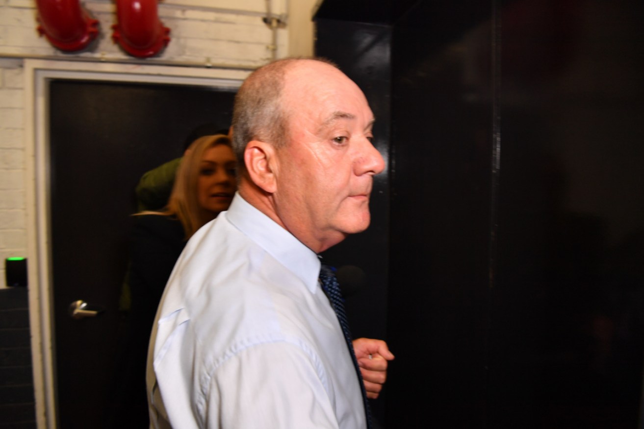 Daryl Maguire arrives at the Independent Commission Against Corruption hearing in Sydney in October.