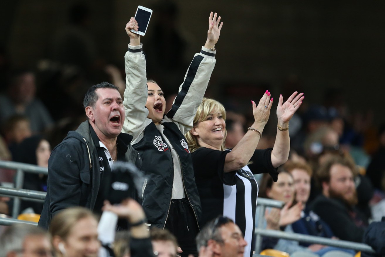 Up to 75,000 fans will be allowed at the MCG on Friday for the AFL match between Collingwood and Carlton.