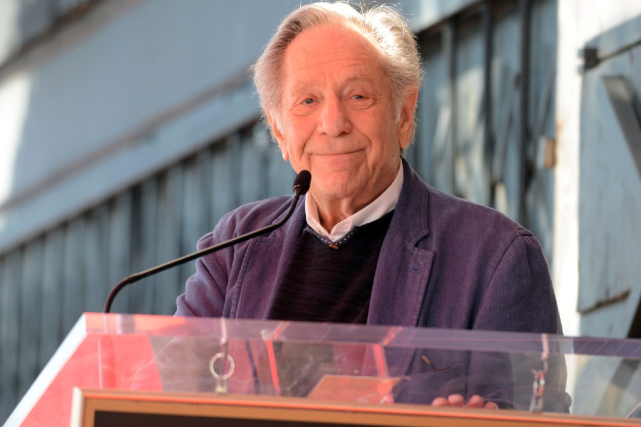 Segal at the ceremony to honour him with a Hollywood star in 2017.