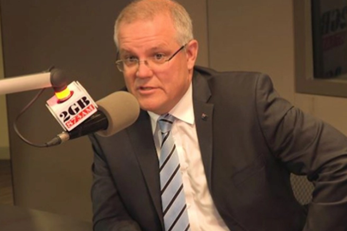 Scott Morrison was interviewed by 2GB's Ray Hadley on Wednesday.
