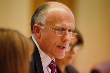 Sue Hickey &#8216;hamstrung&#8217; over Eric Abetz alleged comments on Brittany Higgins