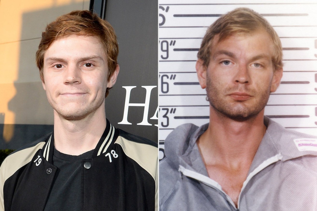 Evan Peters is playing Jeffrey Dahmer in the Ryan Murphy series. 