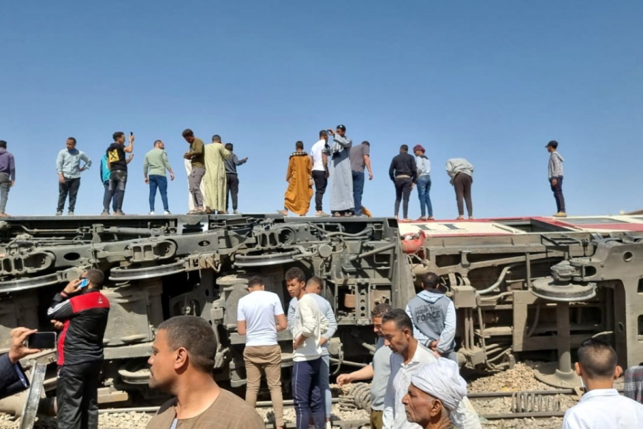 In Egypt an inquiry is underway into the deadly train derailment.