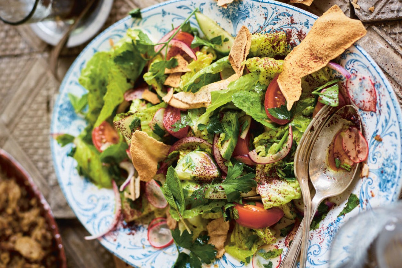 Fattoush is a delicious, popular dish in Syrian cuisine. 